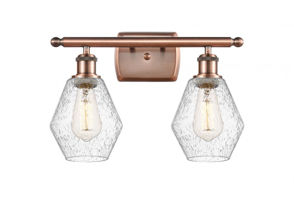 Cindyrella - 2 Light - 16 inch - Antique Copper - Bath Vanity Light