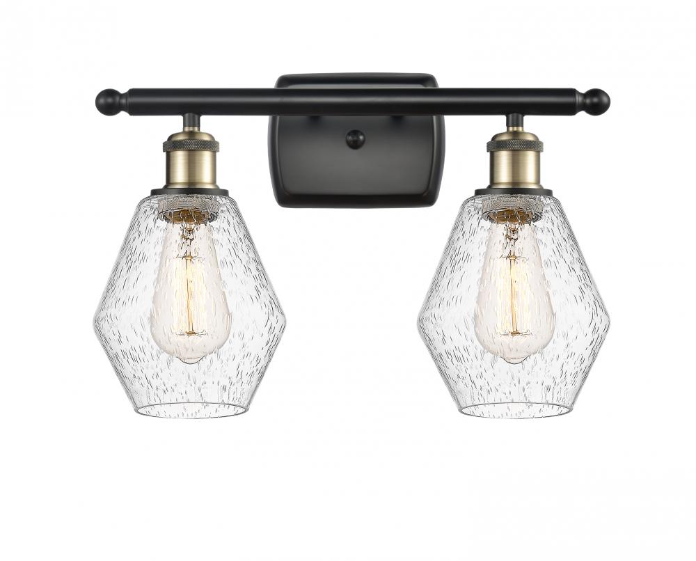 Cindyrella - 2 Light - 16 inch - Black Antique Brass - Bath Vanity Light