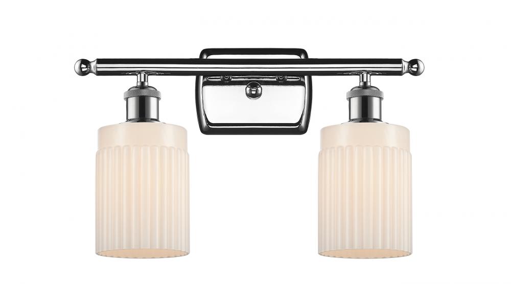 Hadley - 2 Light - 15 inch - Polished Chrome - Bath Vanity Light