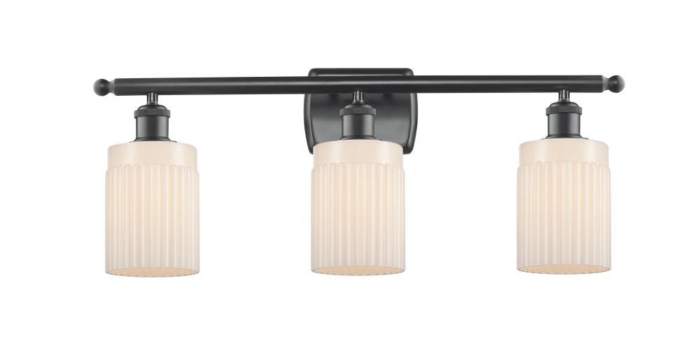 Hadley - 3 Light - 25 inch - Matte Black - Bath Vanity Light