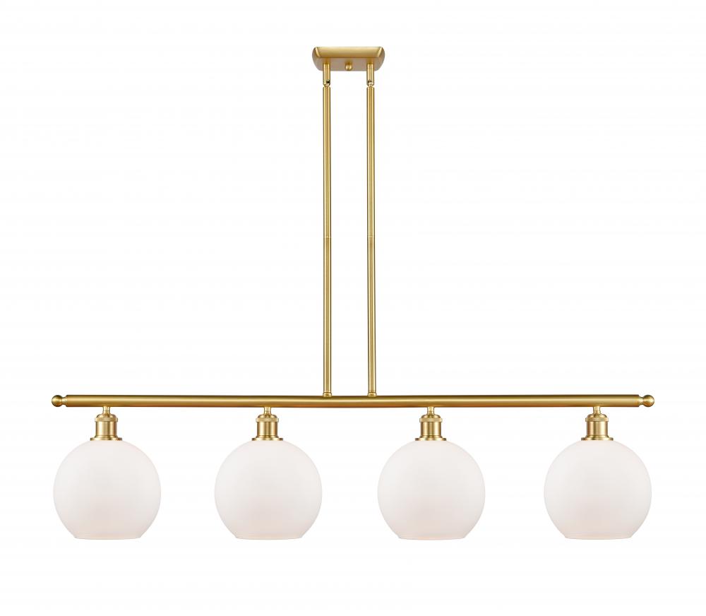 Athens - 4 Light - 48 inch - Satin Gold - Cord hung - Island Light