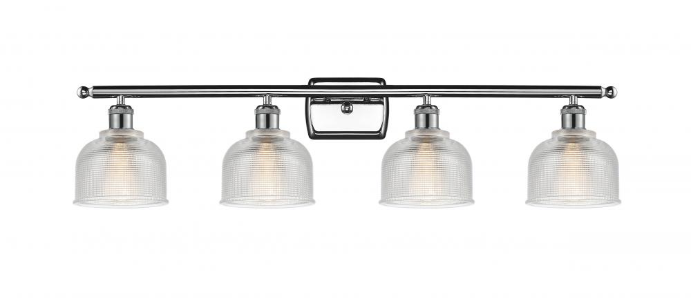 Dayton - 4 Light - 36 inch - Polished Chrome - Bath Vanity Light