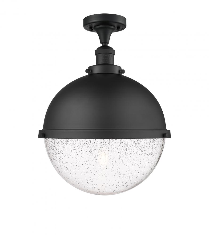 Hampden - 1 Light - 13 inch - Matte Black - Semi-Flush Mount