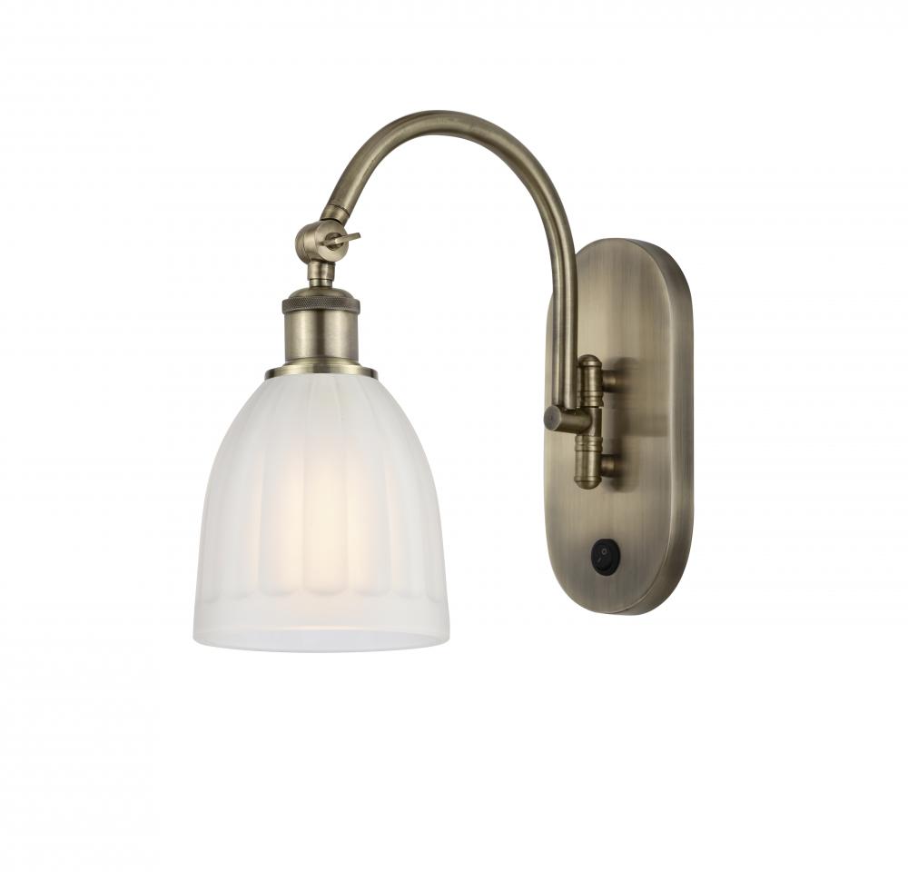 Brookfield - 1 Light - 6 inch - Antique Brass - Sconce