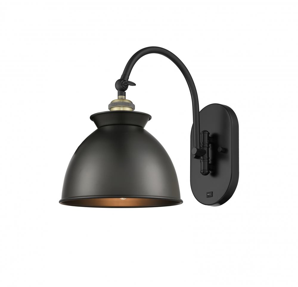 Adirondack - 1 Light - 8 inch - Black Antique Brass - Sconce