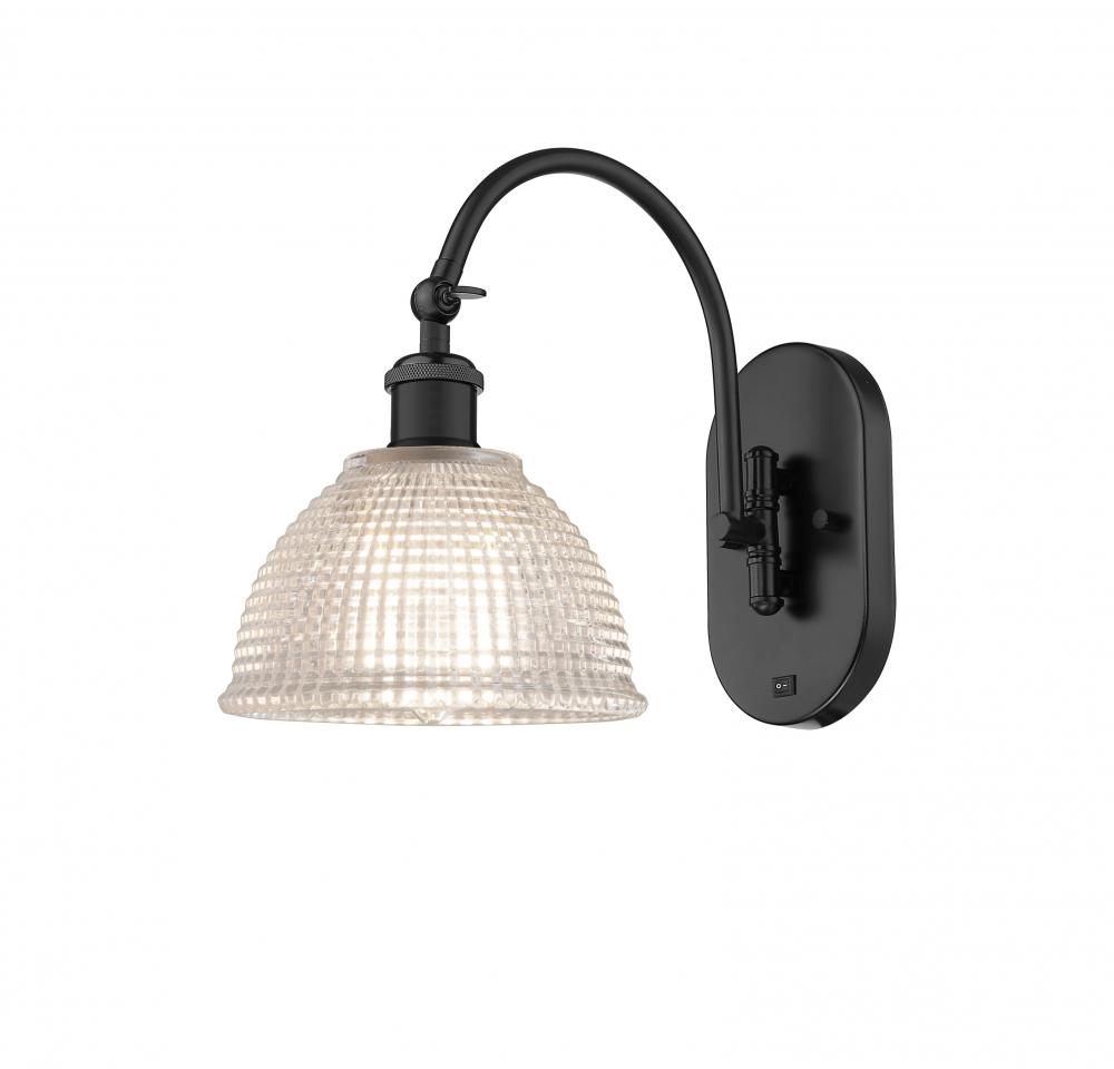 Arietta - 1 Light - 8 inch - Matte Black - Sconce