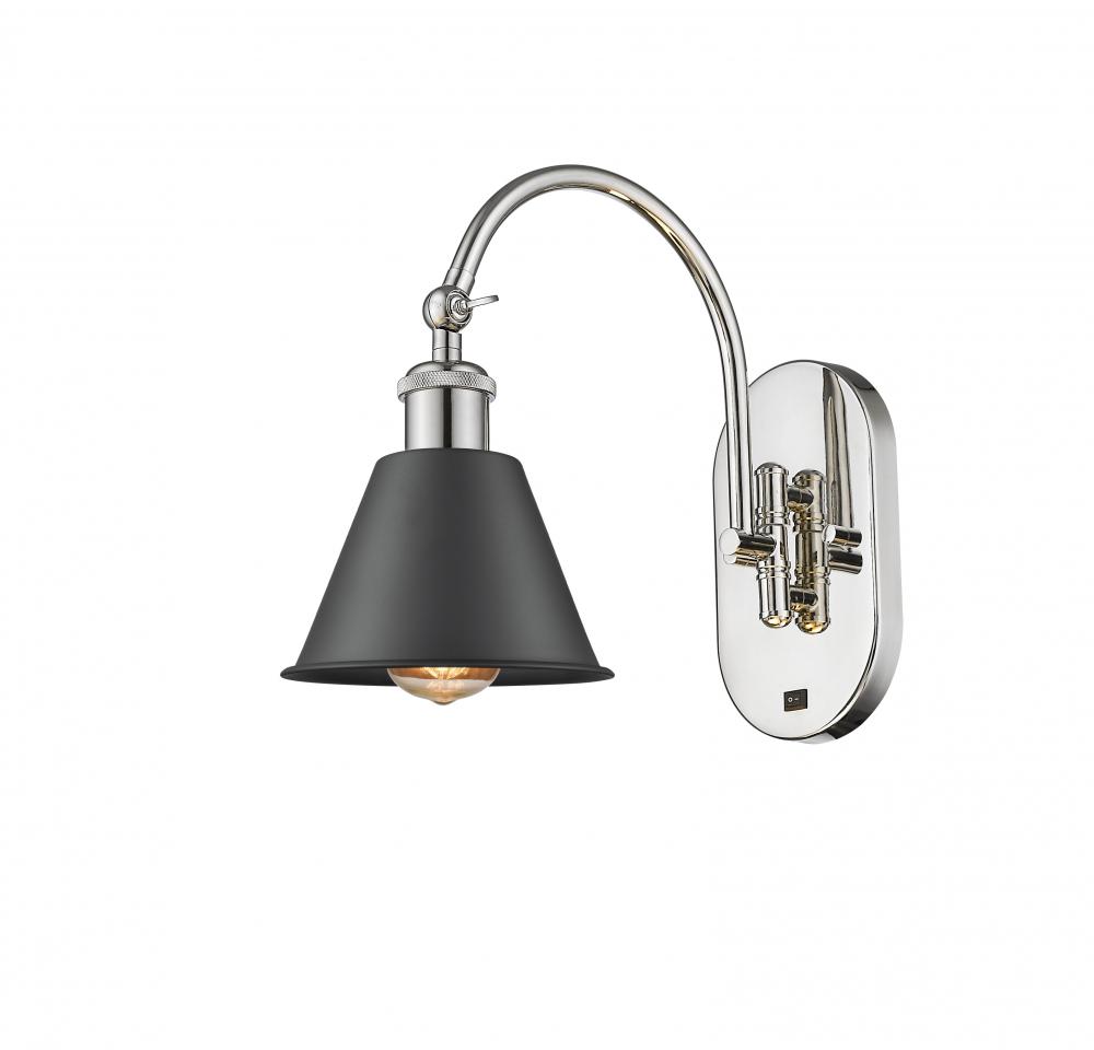 Smithfield - 1 Light - 7 inch - Polished Nickel - Sconce