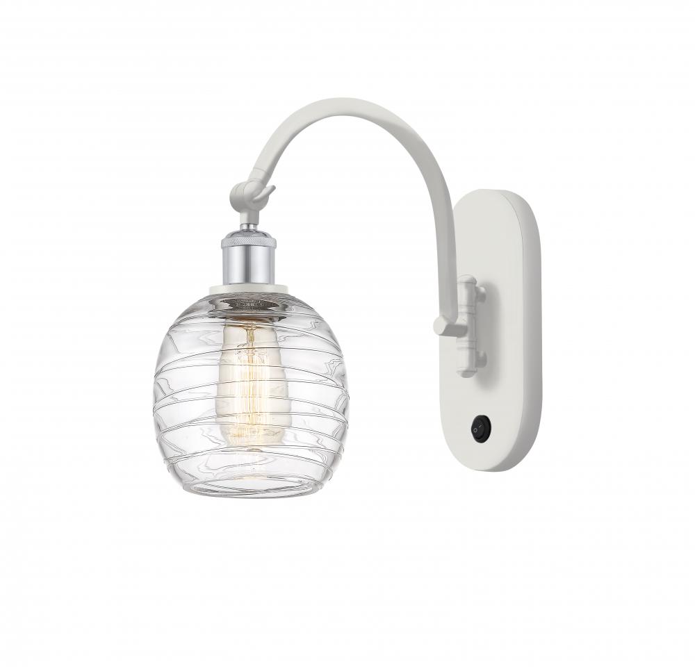 Belfast - 1 Light - 6 inch - White Polished Chrome - Sconce