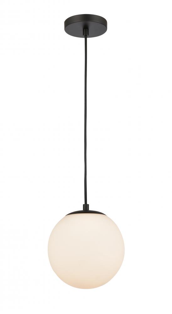 Tolland - 1 Light - 8 inch - Matte Black - Cord hung - Mini Pendant