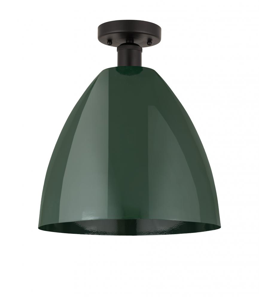 Plymouth - 1 Light - 12 inch - Oil Rubbed Bronze - Semi-Flush Mount