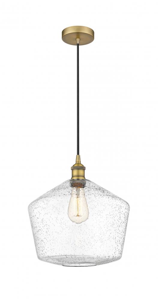 Cindyrella - 1 Light - 12 inch - Brushed Brass - Cord hung - Mini Pendant