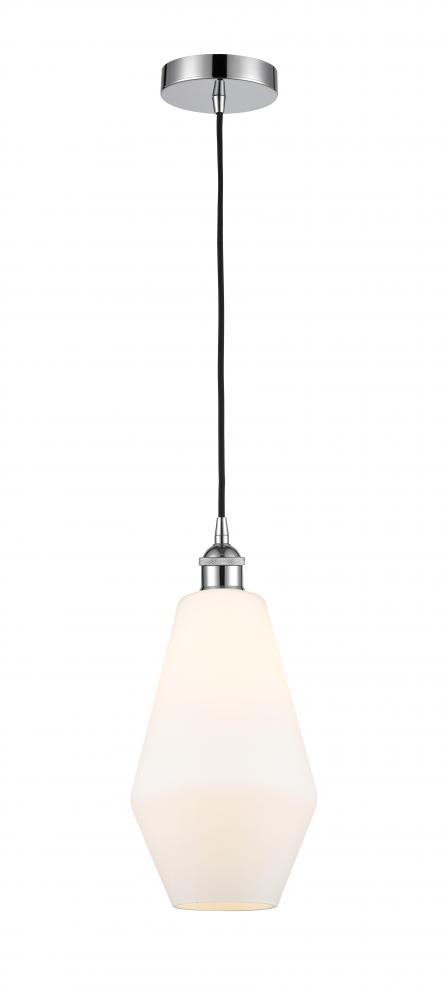 Cindyrella - 1 Light - 7 inch - Polished Chrome - Cord hung - Mini Pendant