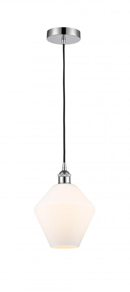 Cindyrella - 1 Light - 8 inch - Polished Chrome - Cord hung - Mini Pendant