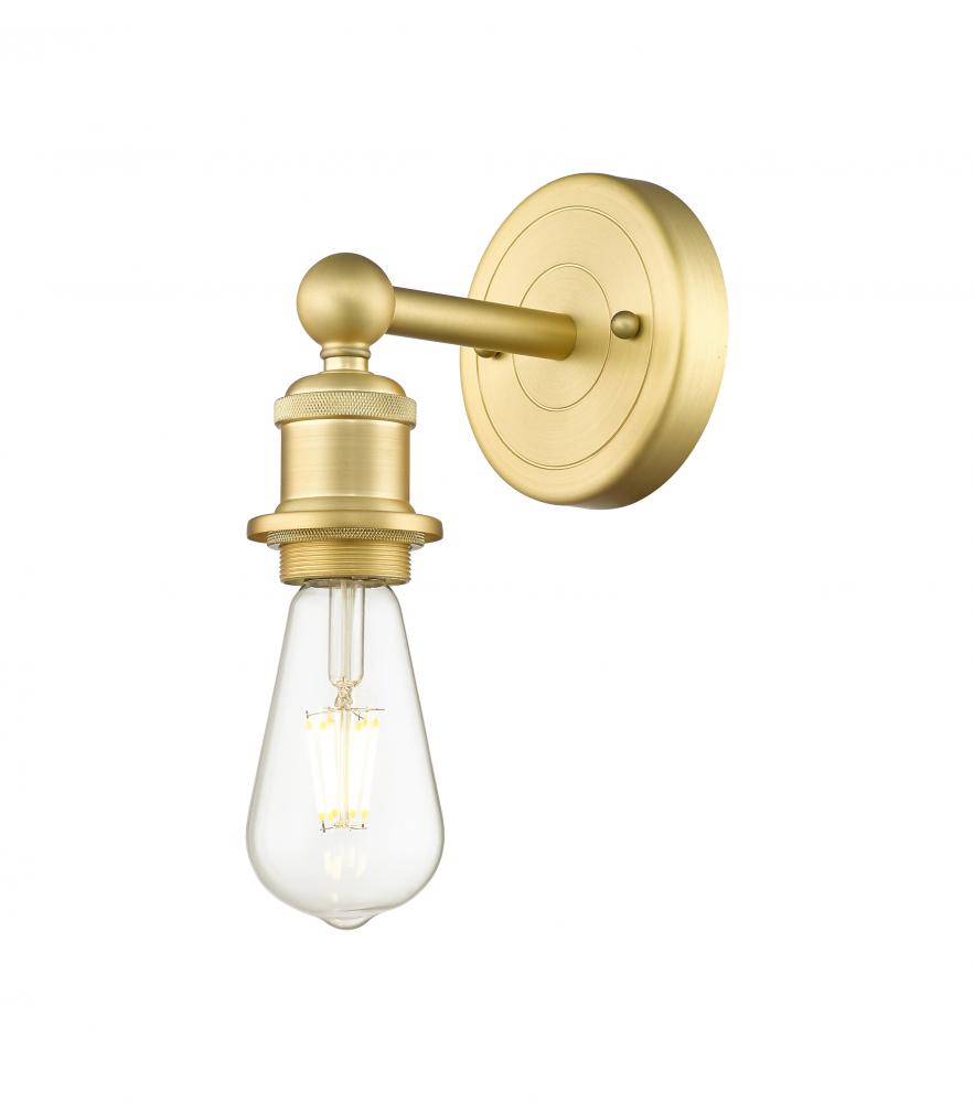 Edison - 1 Light - 5 inch - Satin Gold - Sconce