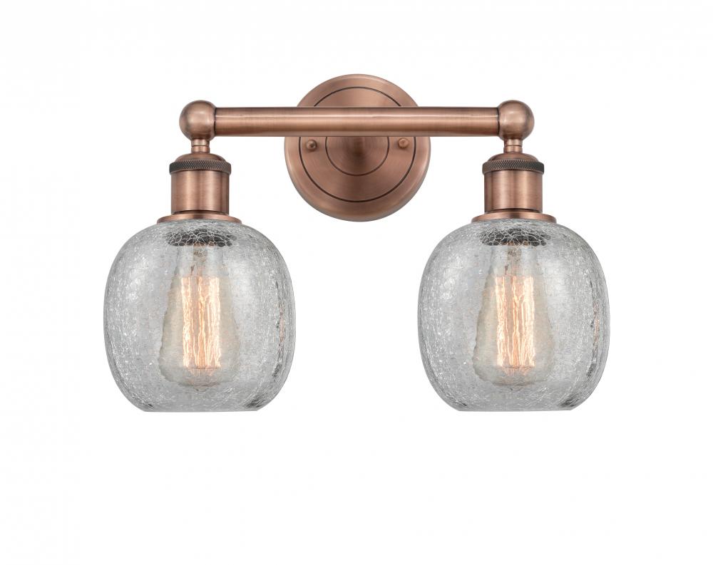 Belfast - 2 Light - 15 inch - Antique Copper - Bath Vanity Light