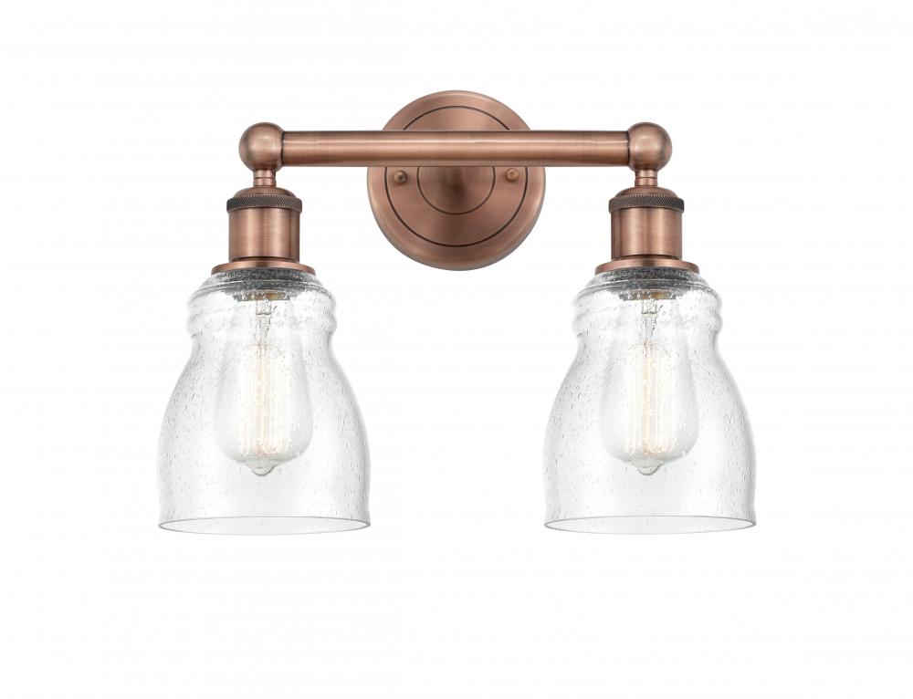 Ellery - 2 Light - 14 inch - Antique Copper - Bath Vanity Light