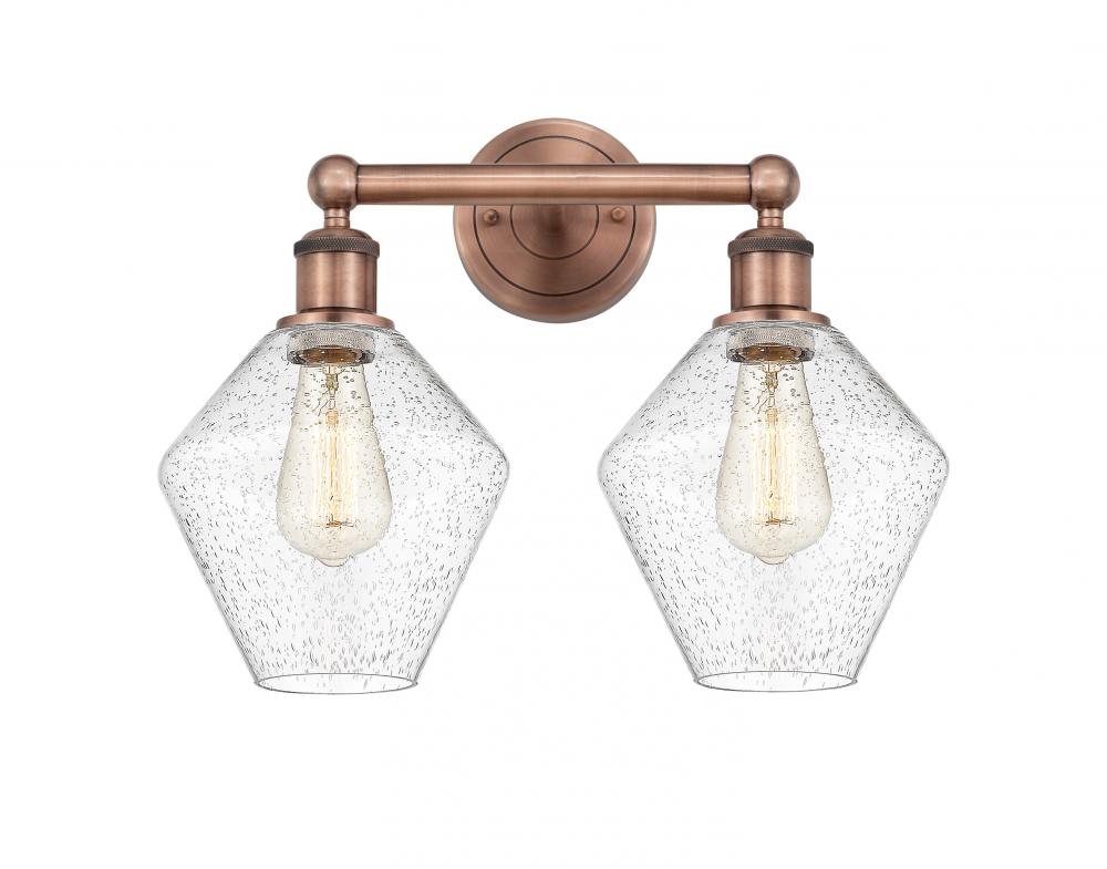 Cindyrella - 2 Light - 17 inch - Antique Copper - Bath Vanity Light