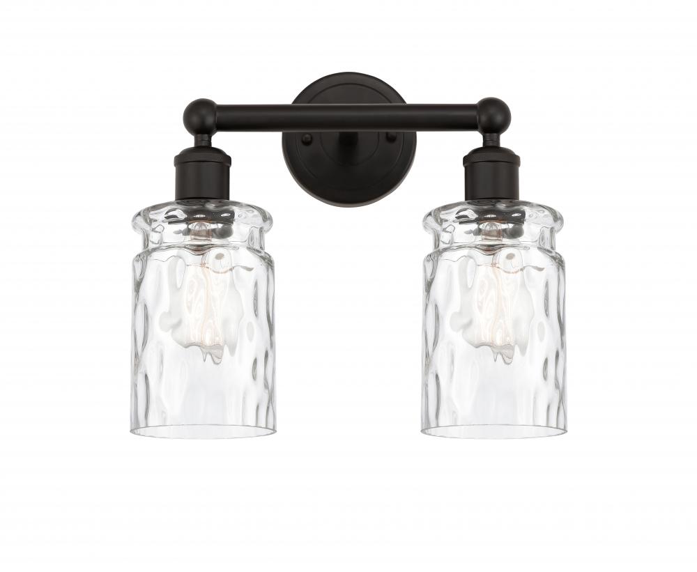 Candor - 2 Light - 14 inch - Oil Rubbed Bronze - Bath Vanity Light