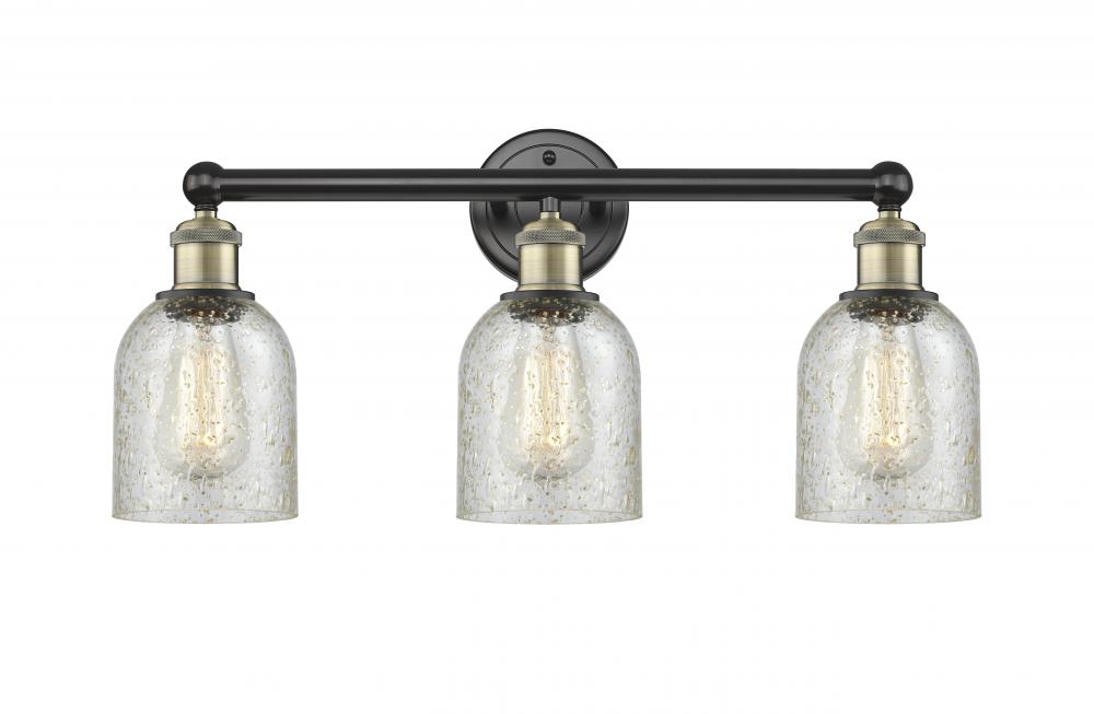 Caledonia - 3 Light - 23 inch - Black Antique Brass - Bath Vanity Light