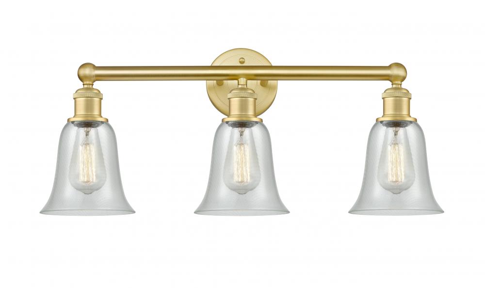 Hanover - 3 Light - 24 inch - Satin Gold - Bath Vanity Light