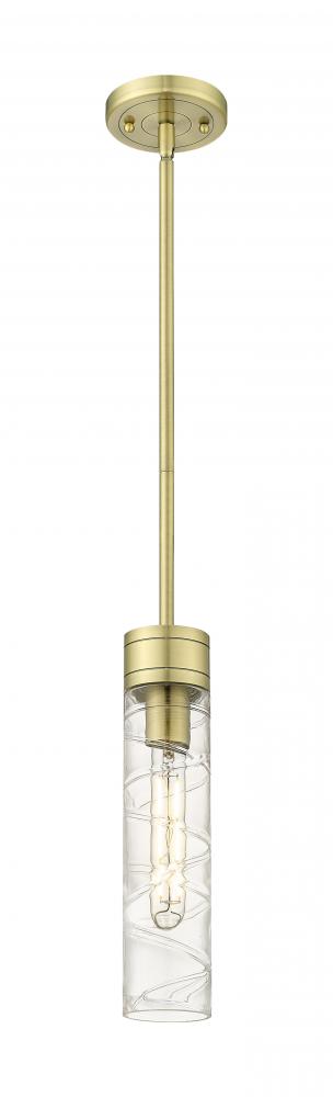 Boreas - 1 Light - 3 inch - Antique Brass - Stem Hung - Mini Pendant