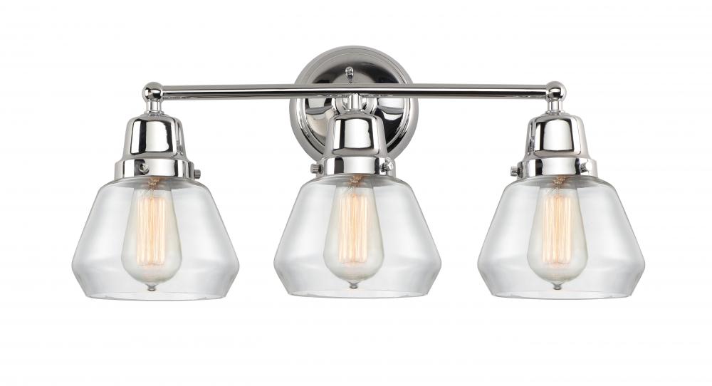 Fulton - 3 Light - 23 inch - Polished Chrome - Bath Vanity Light