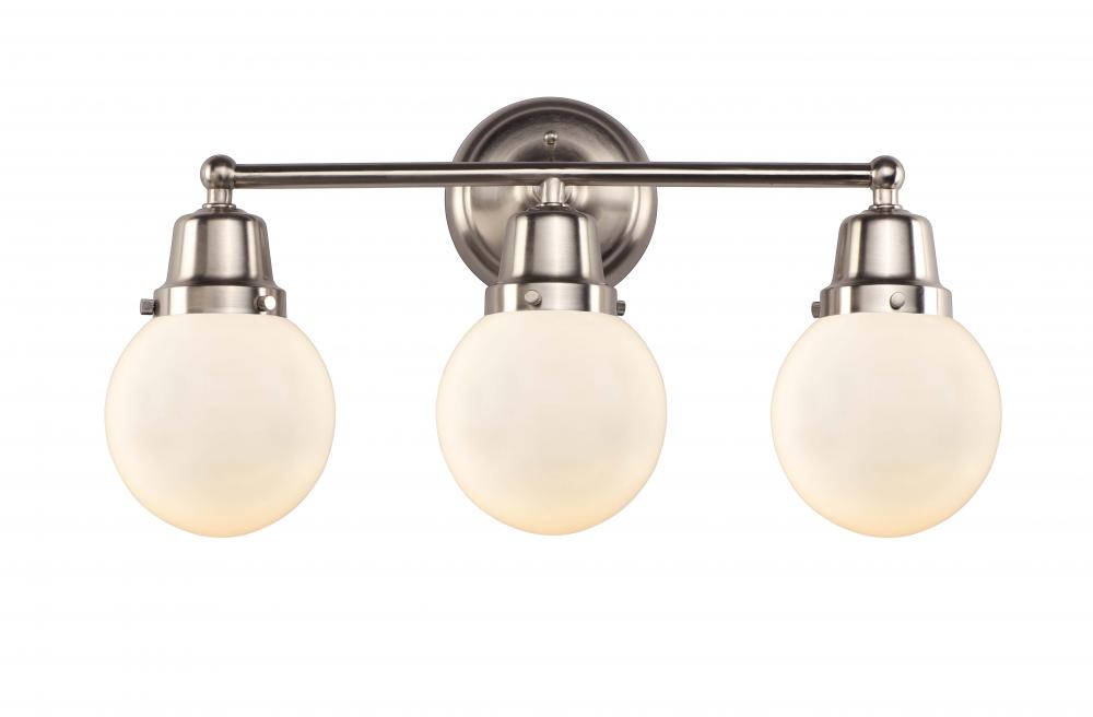 Beacon - 3 Light - 22 inch - Brushed Satin Nickel - Bath Vanity Light