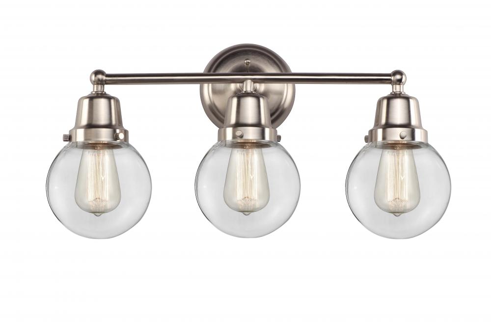 Beacon - 3 Light - 22 inch - Brushed Satin Nickel - Bath Vanity Light