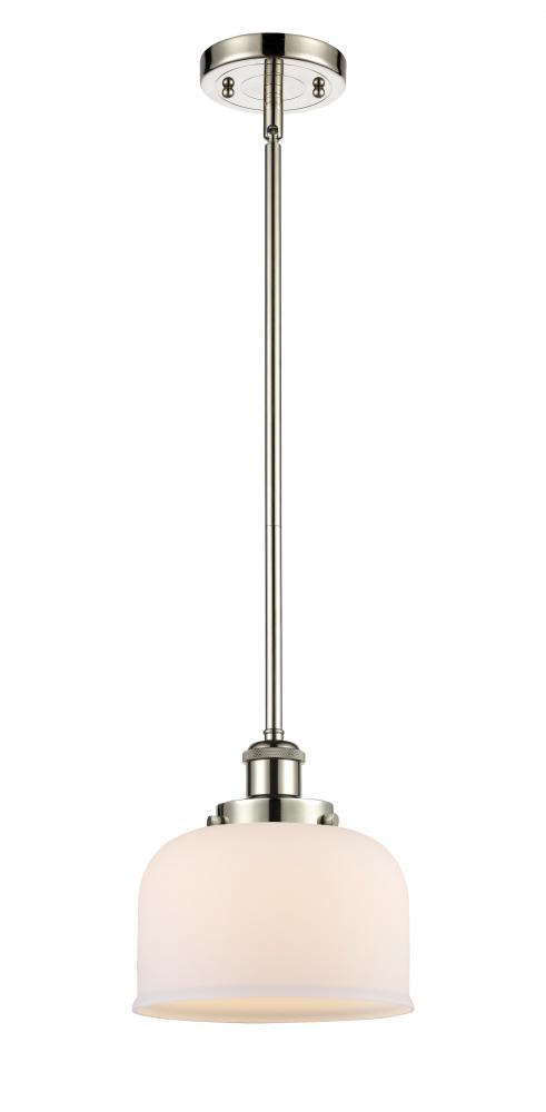 Bell - 1 Light - 8 inch - Polished Nickel - Mini Pendant