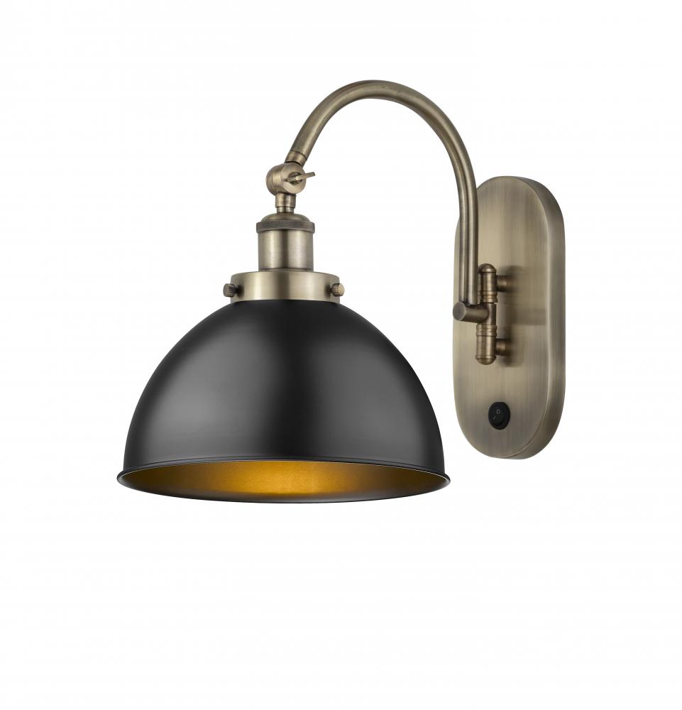 Ballston Urban - 1 Light - 10 inch - Antique Brass - Sconce