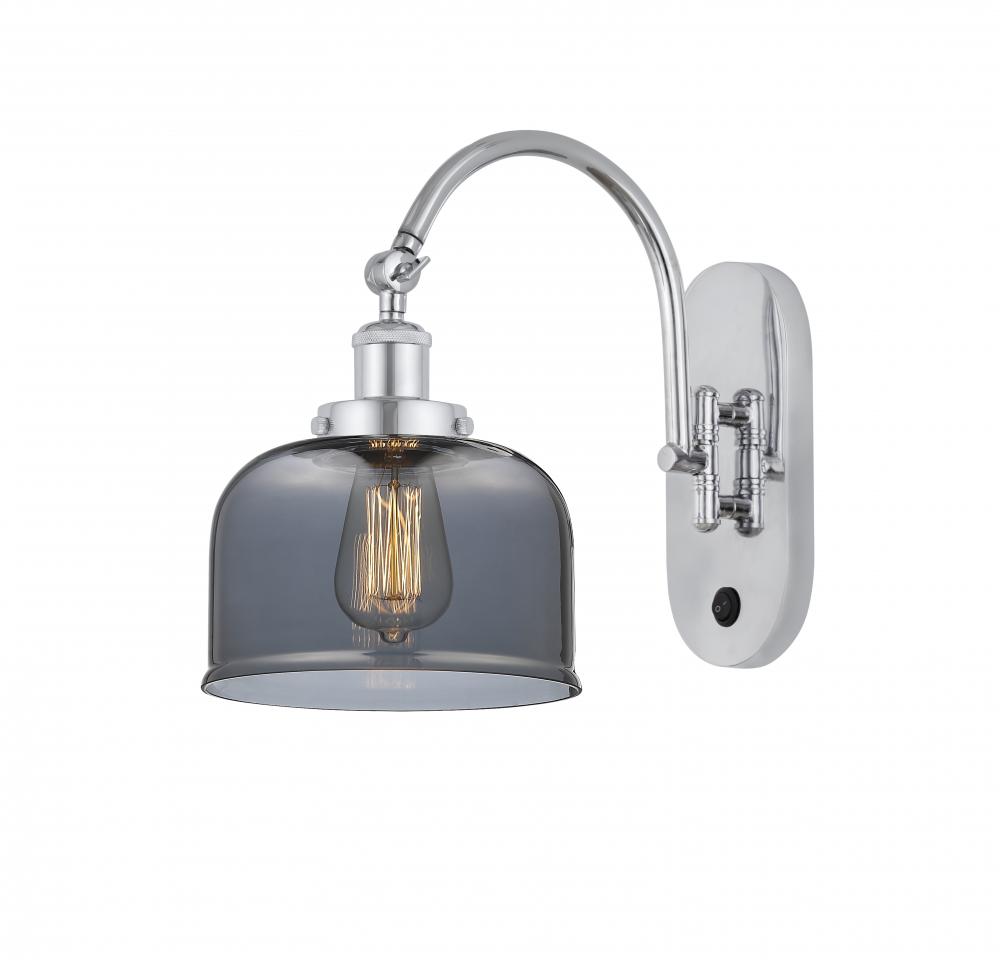 Bell - 1 Light - 8 inch - Polished Chrome - Adjustable Swing Arm