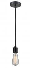  100BK-10BK-0BK - Whitney - 1 Light - 2 inch - Matte Black - Cord hung - Mini Pendant