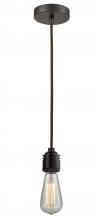  100OB-10BR-2OB - Winchester - 1 Light - 2 inch - Oil Rubbed Bronze - Cord hung - Mini Pendant