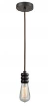  100OB-10BR-5OB - Gatsby - 1 Light - 2 inch - Oil Rubbed Bronze - Cord hung - Mini Pendant