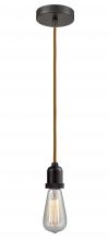  100OB-10CR-0OB - Whitney - 1 Light - 2 inch - Oil Rubbed Bronze - Cord hung - Mini Pendant