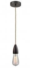  100OB-10RE-4OB - Fairchild - 1 Light - 2 inch - Oil Rubbed Bronze - Cord hung - Mini Pendant