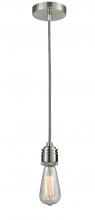  100SN-10BW-2SN - Winchester - 1 Light - 2 inch - Satin Nickel - Cord hung - Mini Pendant