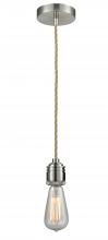  100SN-10RE-2SN - Winchester - 1 Light - 2 inch - Satin Nickel - Cord hung - Mini Pendant