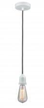  100W-10GY-0W - Whitney - 1 Light - 2 inch - White - Cord hung - Mini Pendant