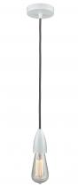  100W-10GY-4W - Fairchild - 1 Light - 2 inch - White - Cord hung - Mini Pendant