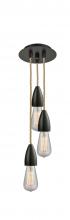  103OB-10RE-4OB - Fairchild - 3 Light - 6 inch - Oil Rubbed Bronze - Cord hung - Multi Pendant