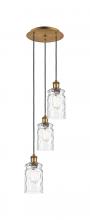  113B-3P-BB-G352 - Candor - 3 Light - 11 inch - Brushed Brass - Cord Hung - Multi Pendant