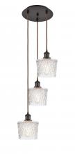  113B-3P-OB-G402 - Niagara - 3 Light - 13 inch - Oil Rubbed Bronze - Cord Hung - Multi Pendant