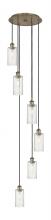 Innovations Lighting 116B-6P-BB-G434-7SDY - Crown Point - 6 Light - 16 inch - Brushed Brass - Multi Pendant