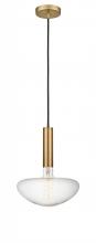  198-1P-BB-BB250LED - Edison - 1 Light - 10 inch - Brushed Brass - Cord hung - Mini Pendant