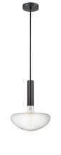  198-1P-BK-BB250LED - Edison - 1 Light - 10 inch - Matte Black - Cord hung - Mini Pendant