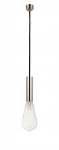  198-1P-PN-BB95LED - Edison - 1 Light - 4 inch - Polished Nickel - Cord hung - Mini Pendant