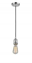  200C-PC-LED - Bare Bulb - 1 Light - 3 inch - Polished Chrome - Cord hung - Mini Pendant