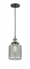 Innovations Lighting 201C-BAB-G262-LED - Stanton - 1 Light - 6 inch - Black Antique Brass - Cord hung - Mini Pendant