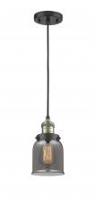 Innovations Lighting 201C-BAB-G53-LED - Bell - 1 Light - 5 inch - Black Antique Brass - Cord hung - Mini Pendant
